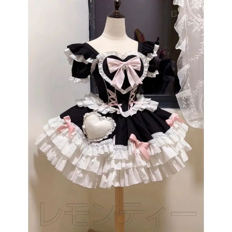 豪華姫系 lolita 可愛 レトロ風 オリジナル jsk ロリータ ワンピース LT-165 豪華姫系 lolita 可愛 レトロ風 オリジナル jsk ロリータ