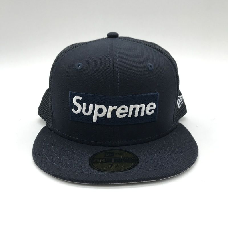 【SALE】Supremeキャップ 59FIFTY ネイビー 7 1/2 supreme 18ss new era ネイビー 7 1/2 Supreme 59FIFTY ネイビー