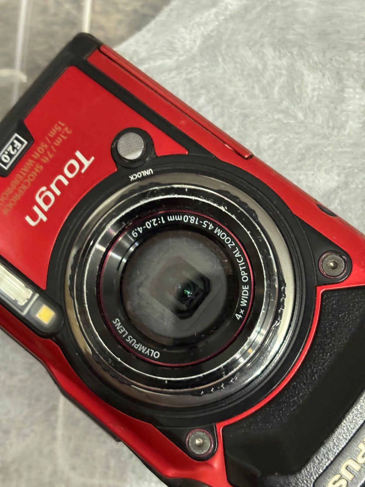 オリンパス OLYMPUS Tough TG-5 レッド コンパクトデジタルカメラ