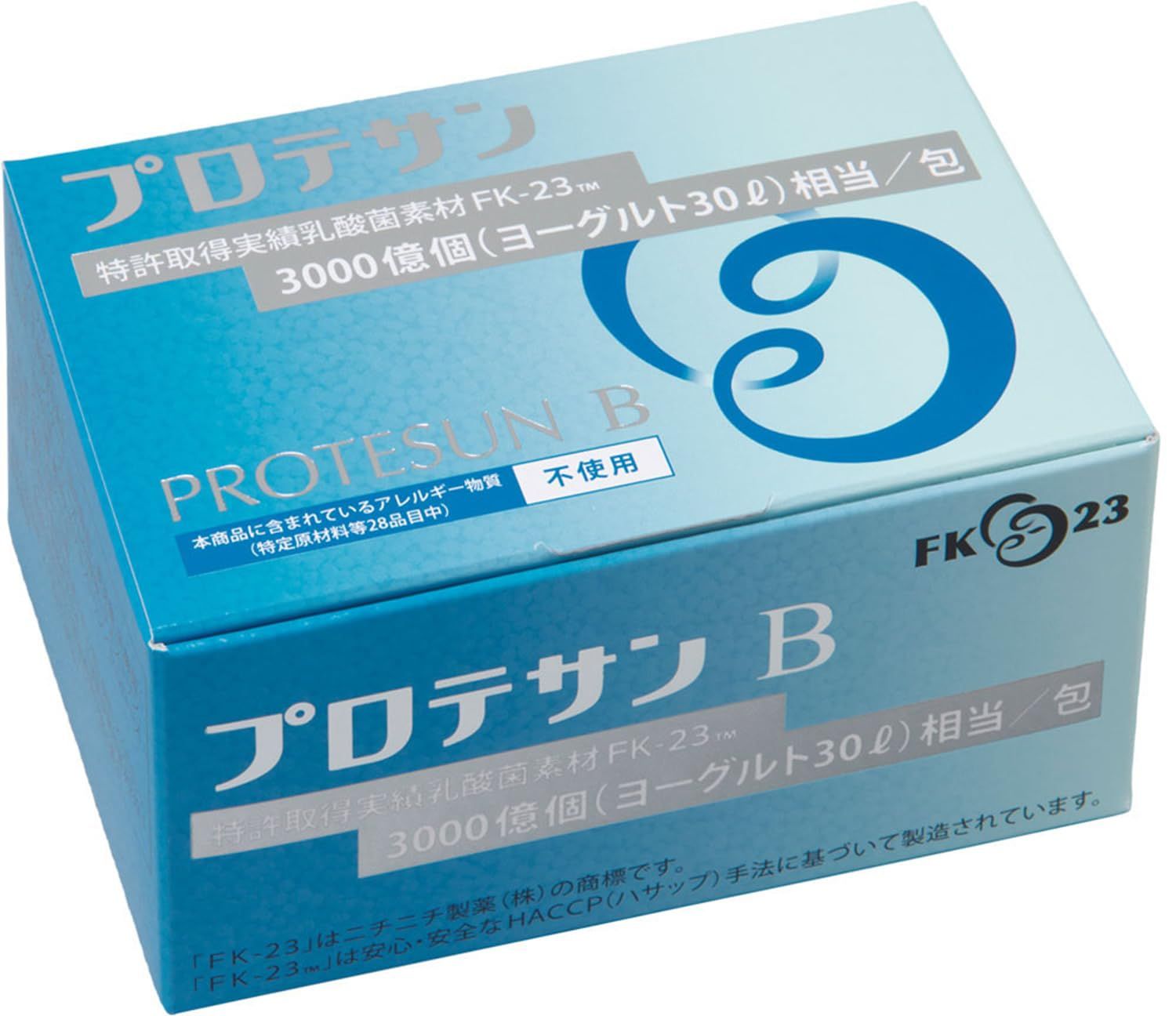 プロテサンB 31包入x12箱 ニチニチ製薬 コッカス菌1包3千億個 濃縮乳酸菌サプリ