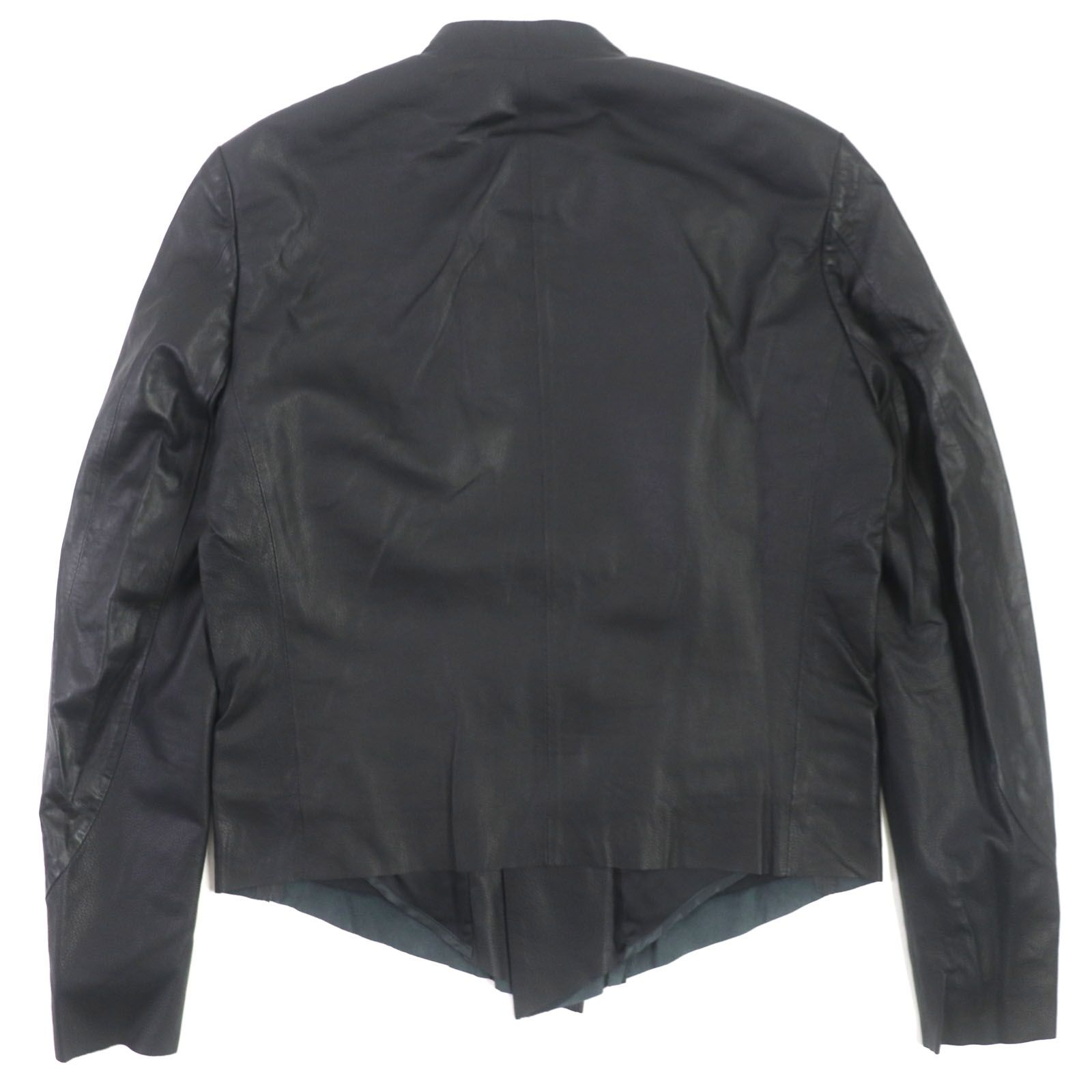 EK ファッション Paul Smith ブラック レザー シングルライダース