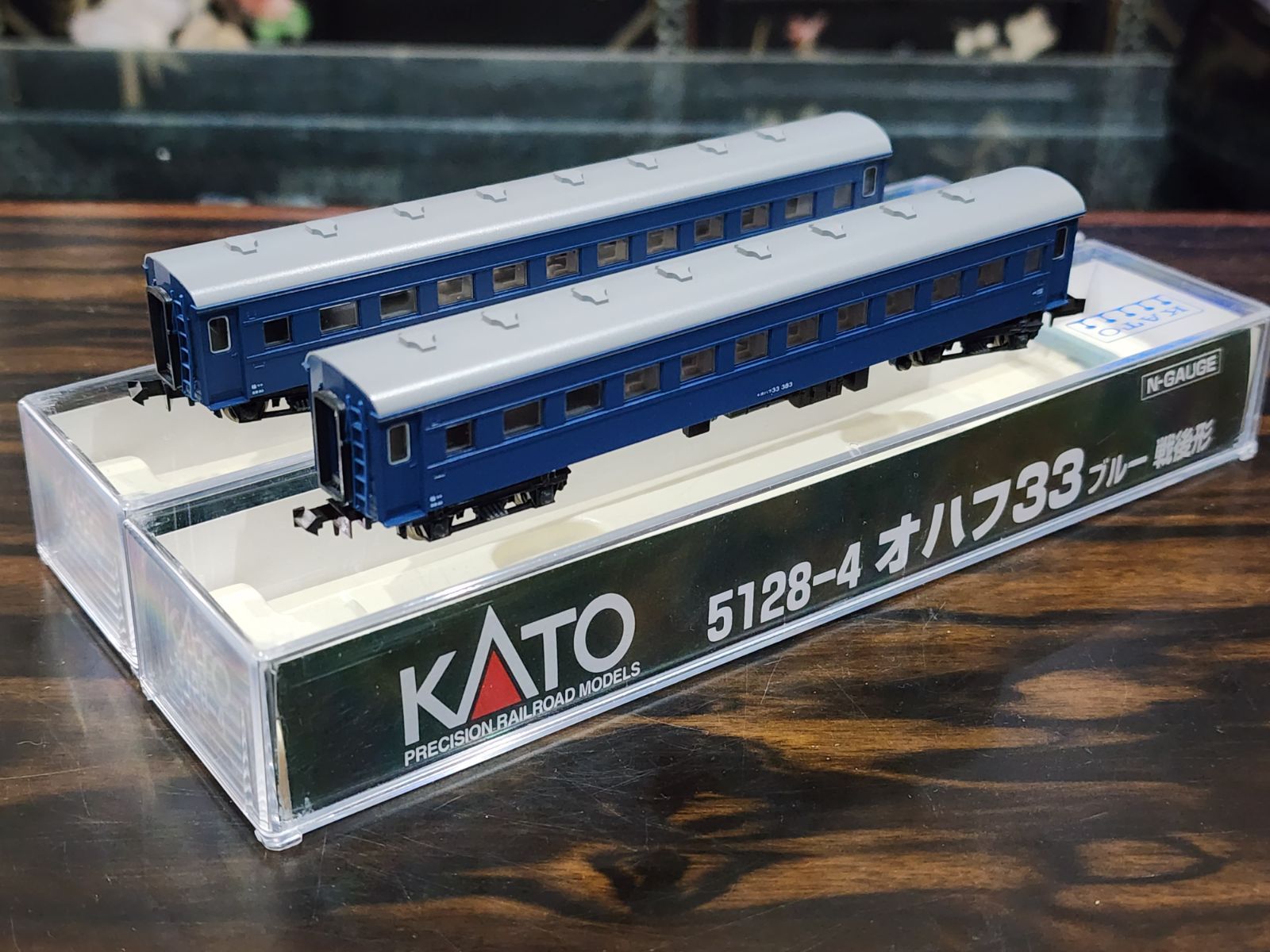 KATO 5128-4 オハフ33 ブルー 戦後形 オハ35系列 カトー 国鉄 客車