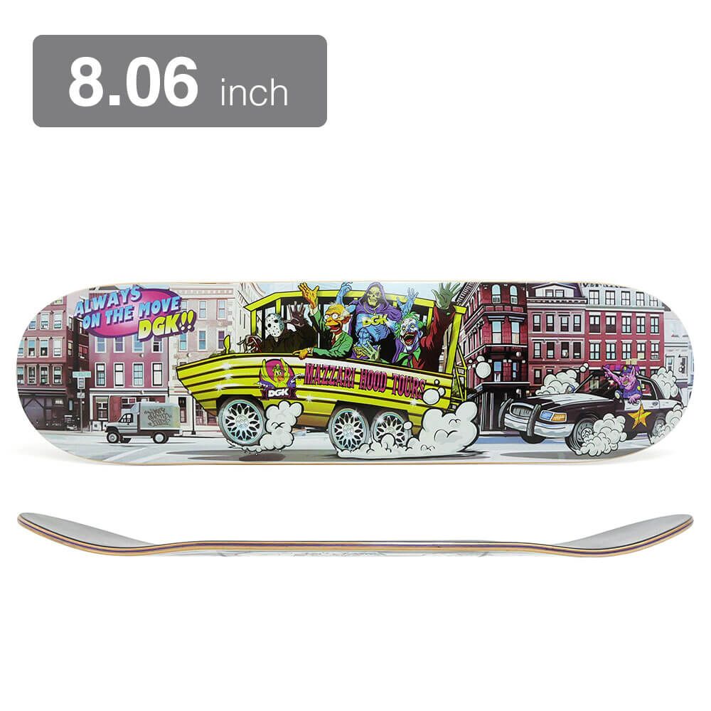 DGK DECK ディージーケー デッキ WILL MAZZARI HOOD TOURS 8.06