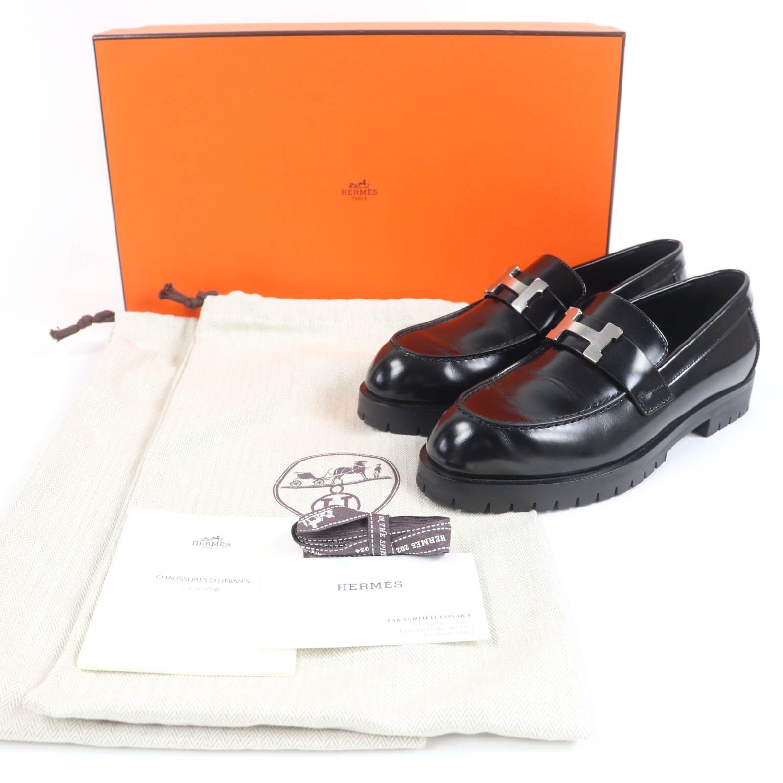 最終価格❣️エルメス コンスタンス ローファー シルバー金具 35 美品☆HERMES エルメス レザー モカシン フォーブル コン