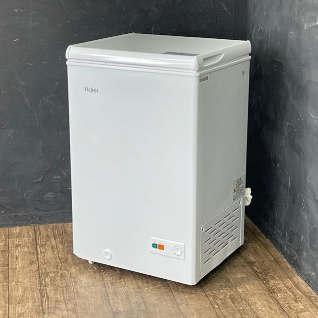 送料無料 ノンフロン電気冷凍庫 動作保証 Haier JF-HSC10A 上開き式冷凍庫 100L 製 ホワイト ストッカー094073 B|23094