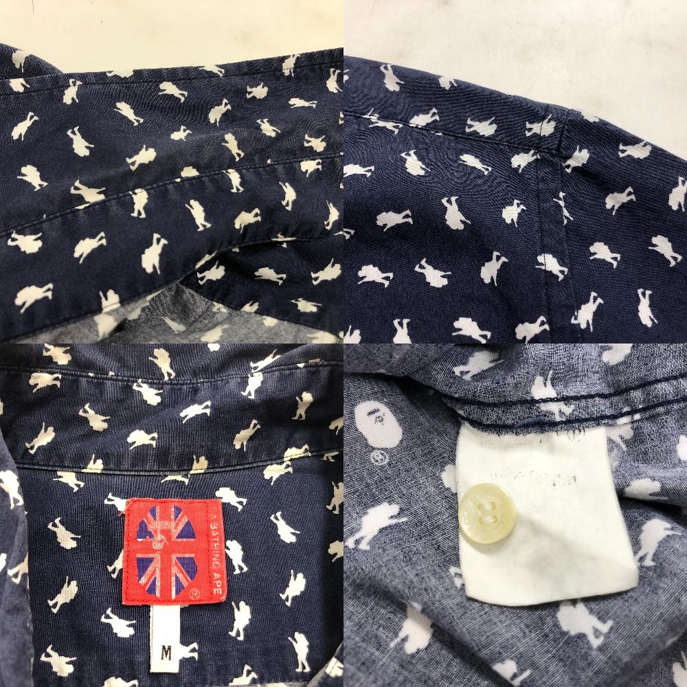 02w17899 アベイシングエイプ A BATHING APE ネイビー M メンズ
