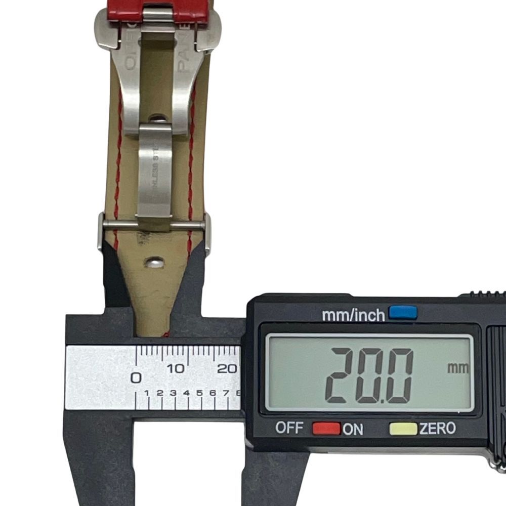 パネライ 純正　アリゲータ時計ベルト　 尾錠 　20mm OFFICINE PANERAI - OFFICINE PANERAI オフィチーネパネライ