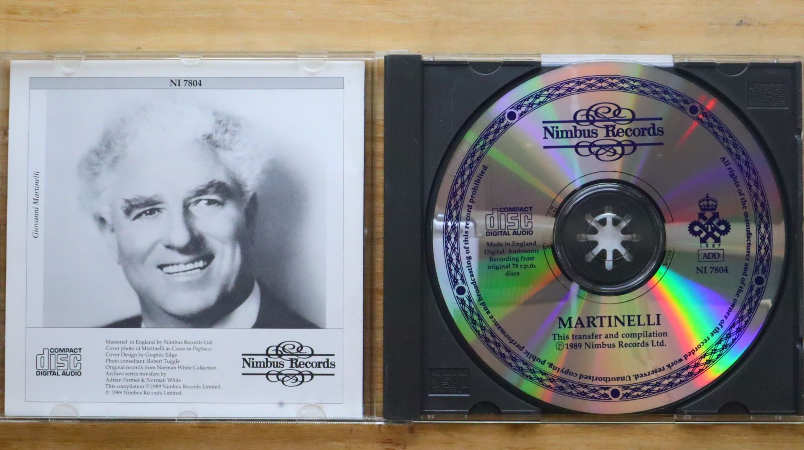 中古CD☆クラシックCD/□ テノールのためのオペラ・アリア集