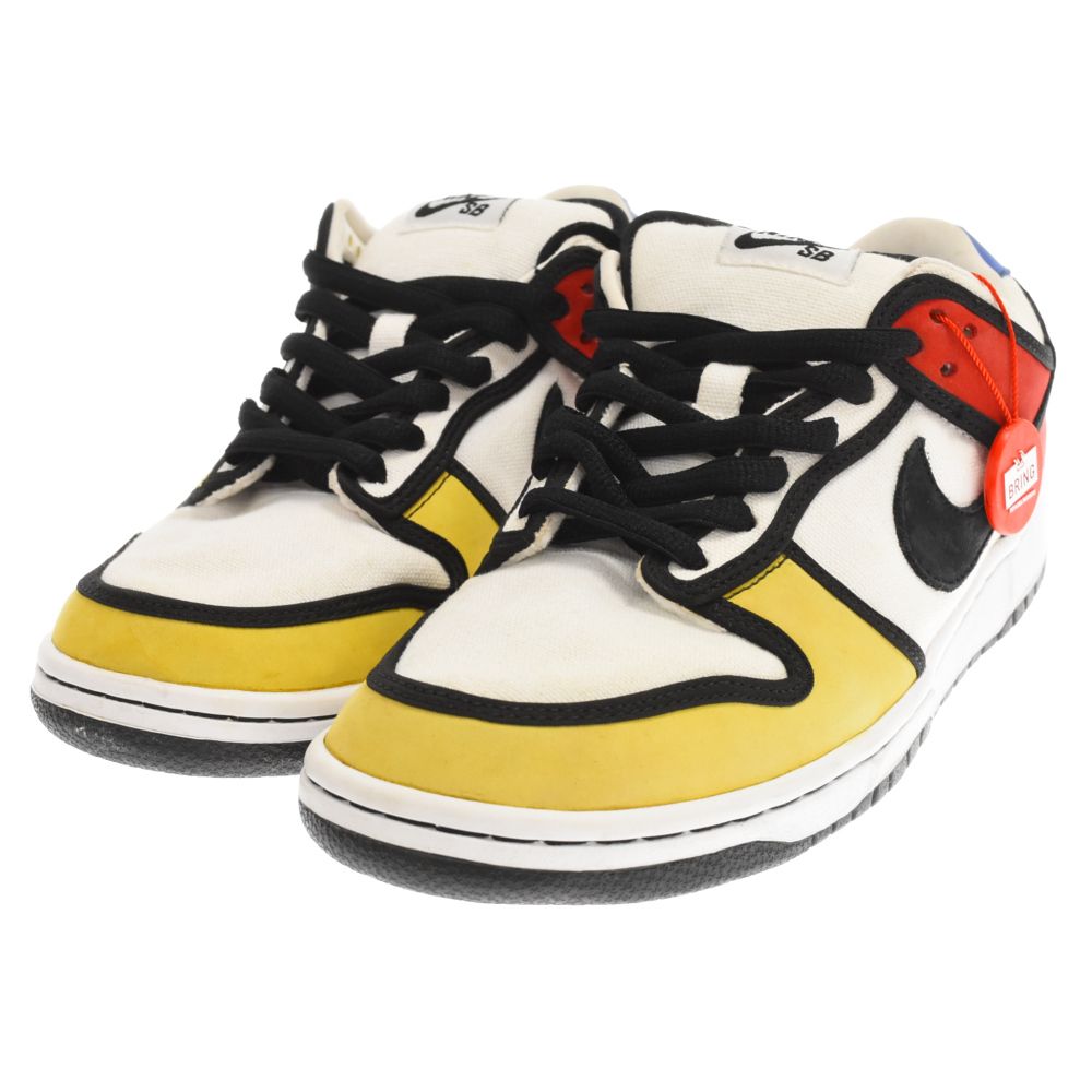 NIKE SB ナイキエスビー DUNK LOW PIET MONDRIAN 304292-702 ダンクロー ピエト モンドリアン ローカットスニーカー US9.5/27.5cm ホワイト NIKE SB (ナイキエスビー) DUNK LOW PIET MONDRIAN 304292-702