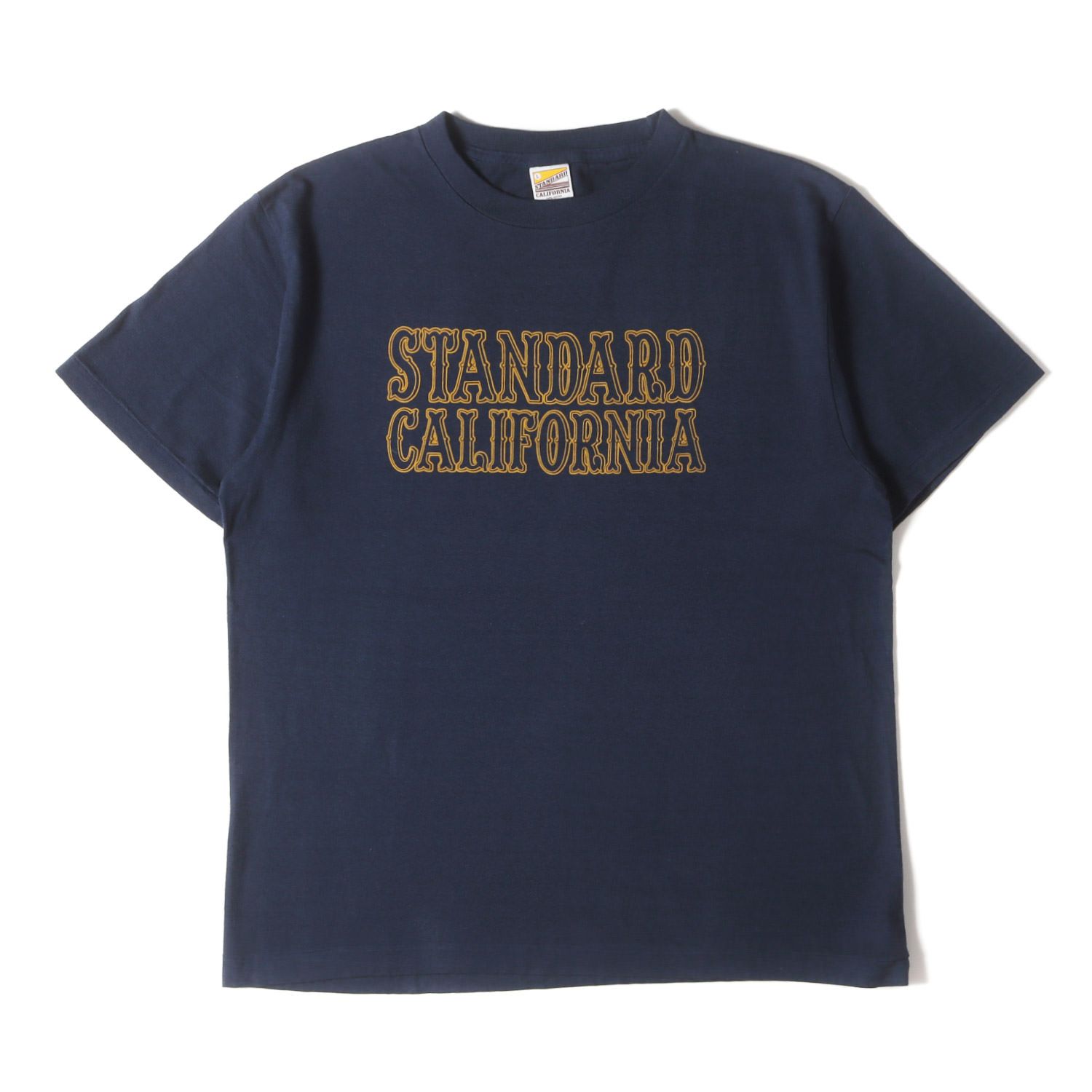 STANDARD CALIFORNIA ネイビー Tシャツ 美品】STANDARD CALIFORNIA スタンダードカリフォルニア Tシャツ