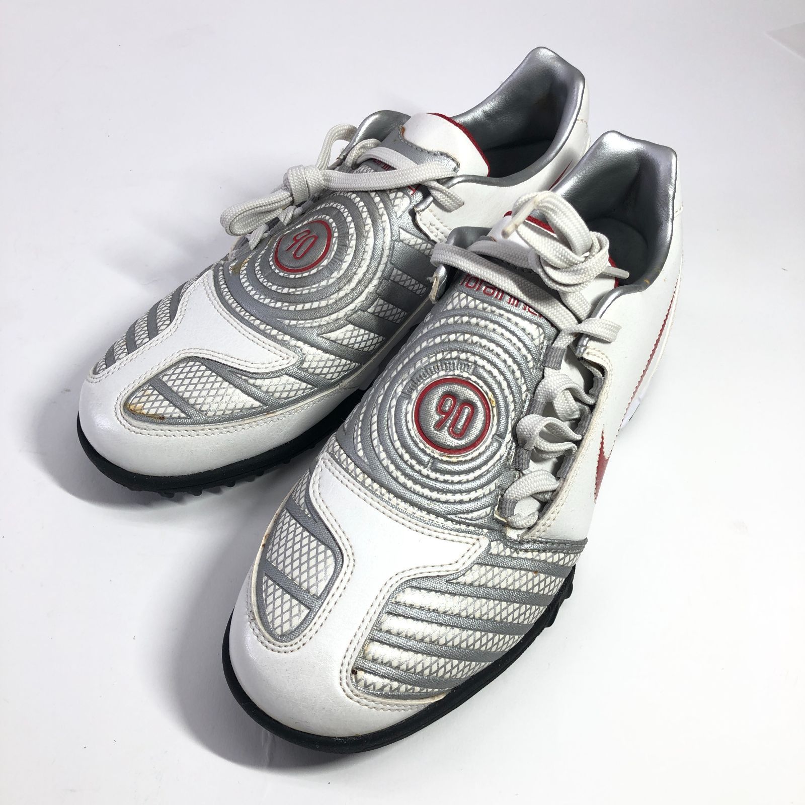 希少　Nike Total 90 フットサルシューズ 青白 Yahoo!オークション - ナイキ トータル90 イグザクト III TF