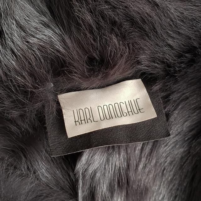 未使用級✨カールドノヒュー ムートン ファー ストール ショール 羊革 アイボリ カールドノヒュー ☆ ムートン ファー ショール ストール 羊革