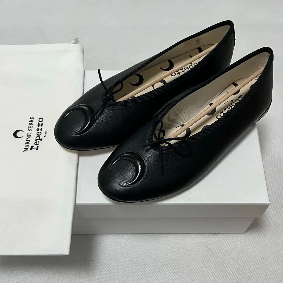 MARINE SERRE ブラック ローファー バブーシュ MARINE SERRE フラット