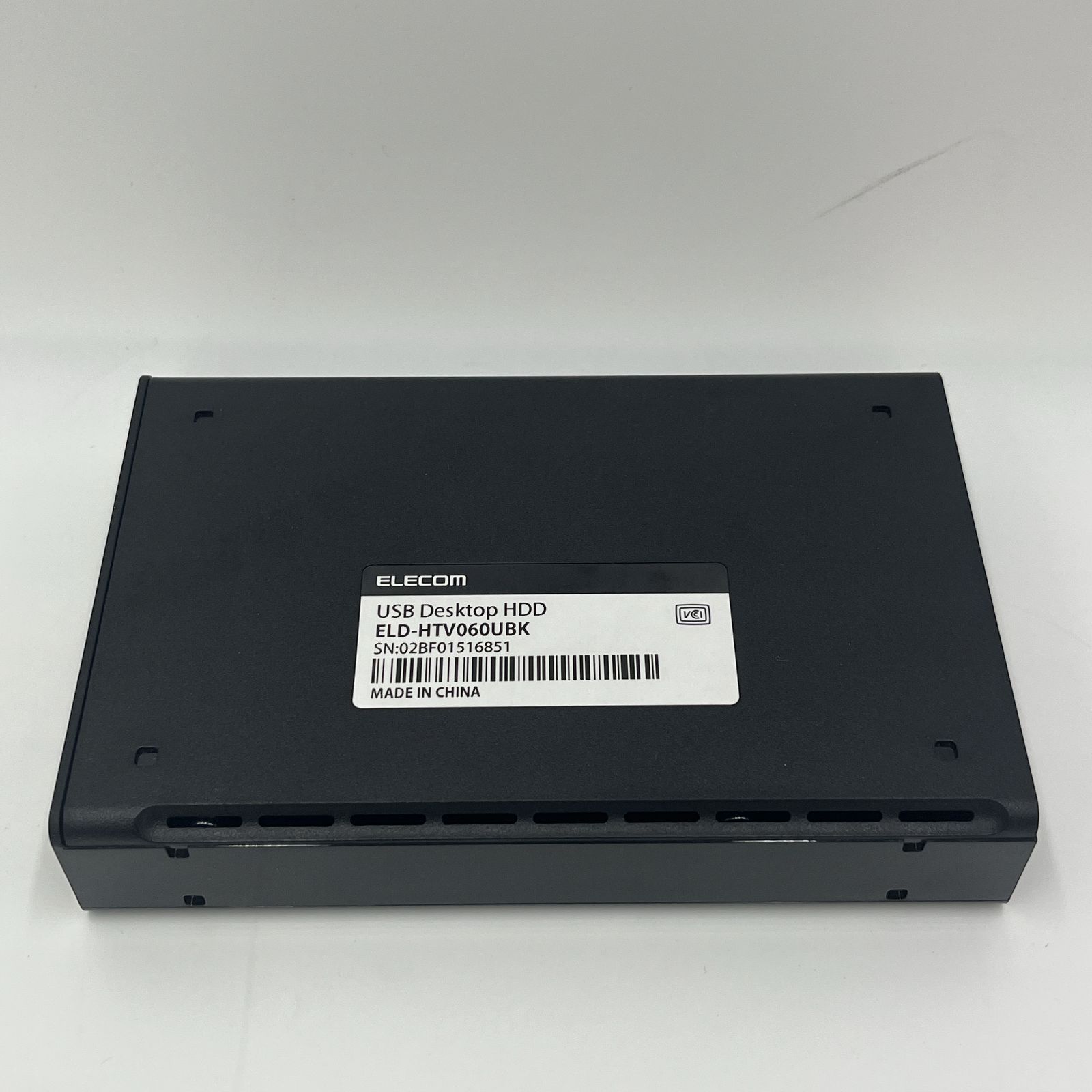 ELECOM エレコム 外付けHDD 6TB ELD-HTV060UBK 4K対応 テレビ録画 