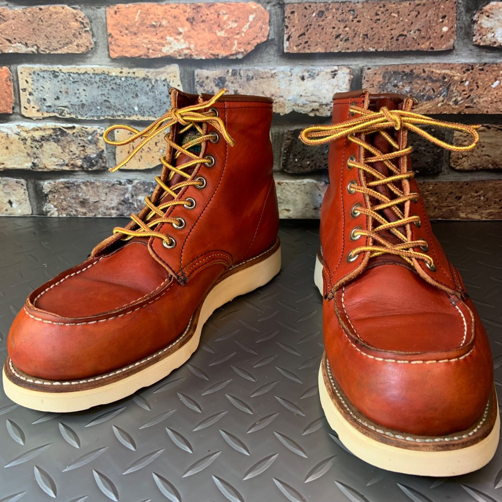 ☆REDWING 875 半円犬タグ 1995年製 US7.5D 25.5㎝ (24L5-875-75