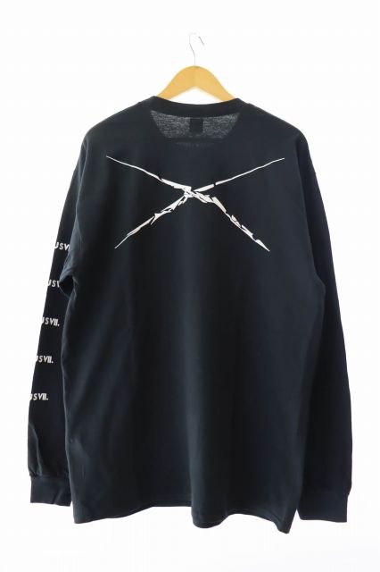 ネクサスセブン NEXUS7 NEXUSVII ×PLAYBOY プレイボーイ PLAYBOY L|S TEE BLACK 長袖Tシャツ ROA-NGS-LT0A L 黒 ブラック ブランド古着ベクトル ● 250927