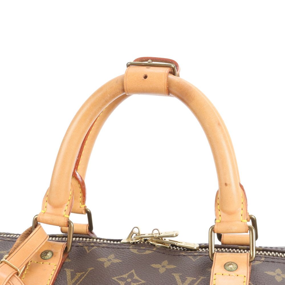 ルイヴィトン モノグラム キーポル 50 M41426 レザー ボストン バッグ 出張 旅行 トート ビジネス 紳士 A4 メンズ RRE CU22-1