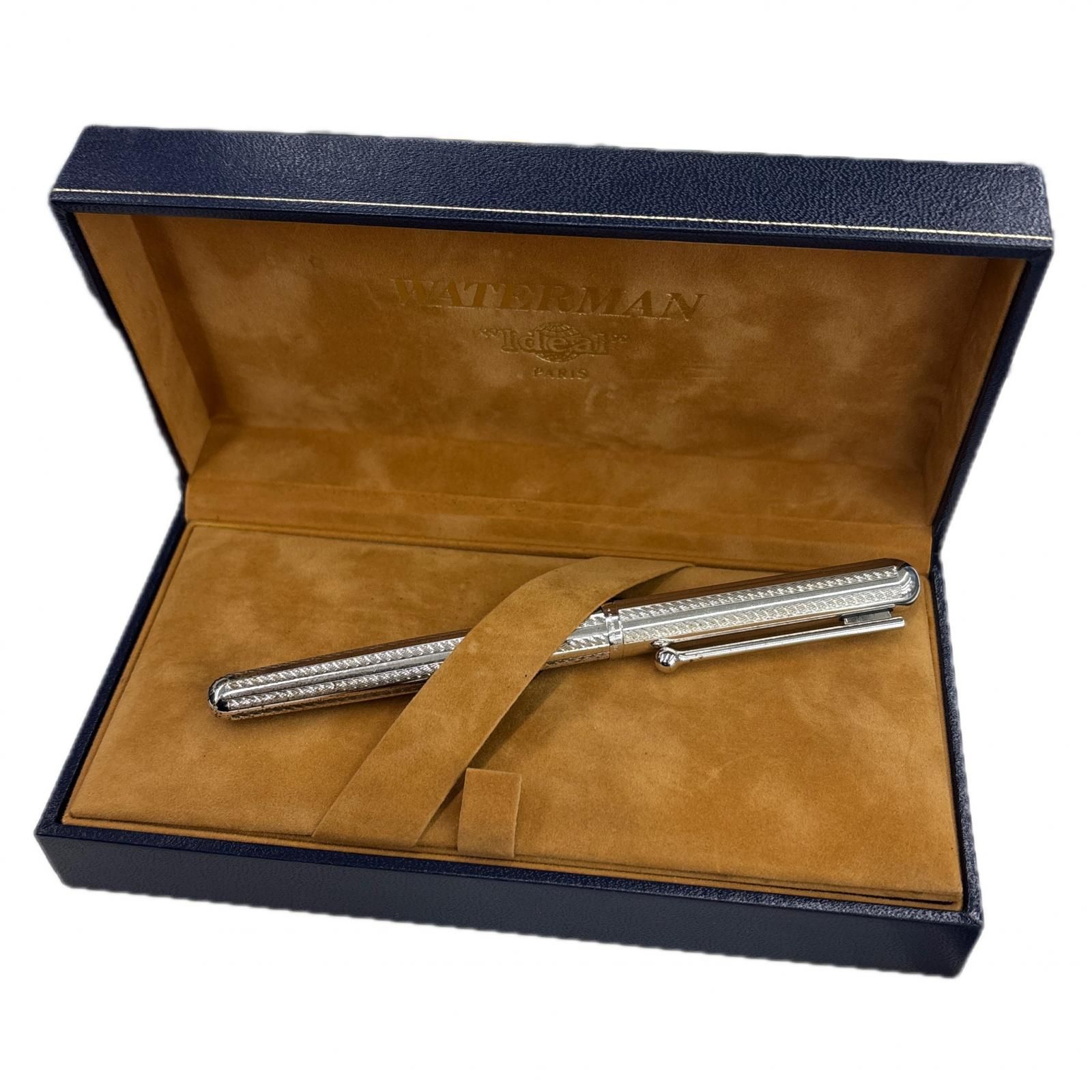 683000 WATERMAN ウォーターマン PLAQUE ARGENT G 万年筆 シルバー EF 