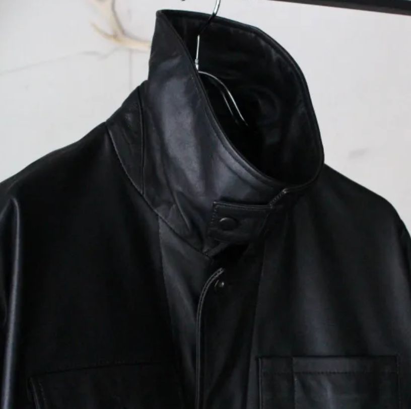 CCU Chore Jacket - Cow ジャケット 牛革 レザージャケット メンズ