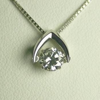 ダンシングストーン ダイヤモンド ネックレス 一粒 0.2ct 鑑定書付 0.20ctup Eカラー VSクラス 3EXカット H&C CGL -  メルカリ