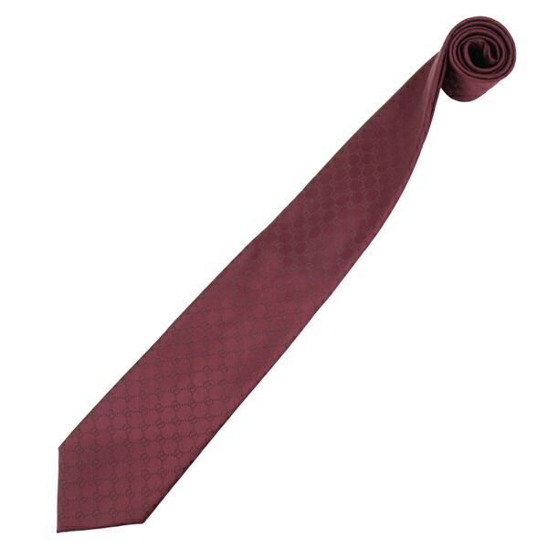 新品 グッチ GUCCI ネクタイ GGパターン ボルドー - メルカリ
