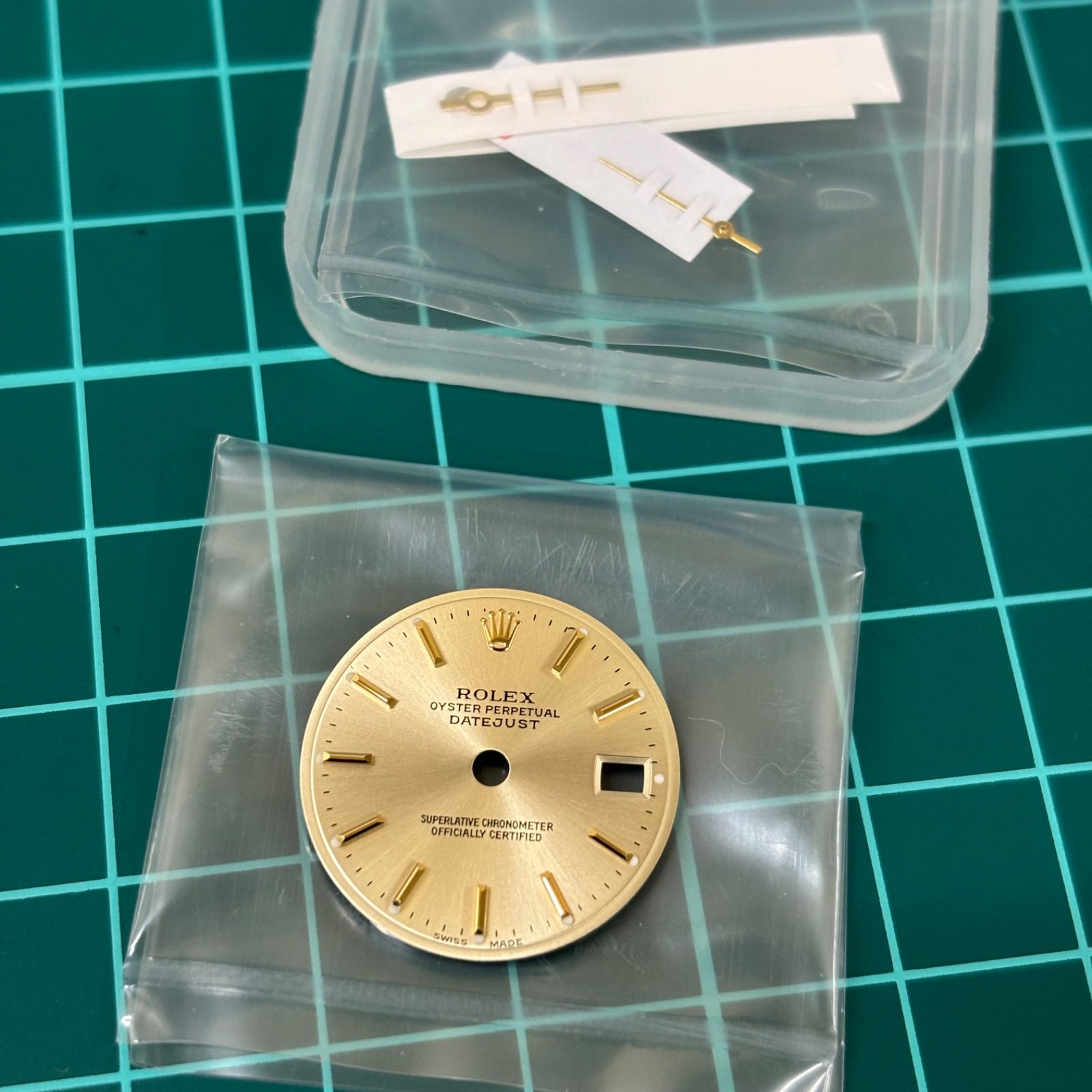 ◎ ROLEX ロレックス デイトジャスト オイスターパーペチュアルデイト 文字盤ゴールド 69174系 針セット