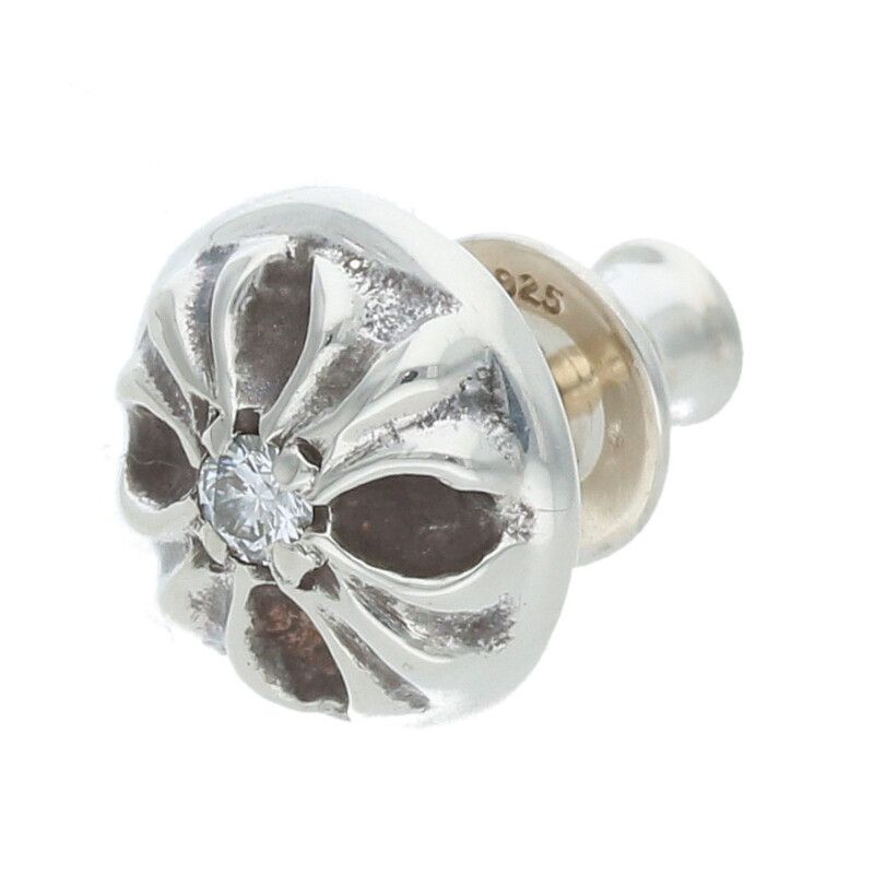 【CHROME HEARTS】 ダイヤ シルバーピアス クロスボール 片耳用 楽天市場】【ギフト品質】クロムハーツ 片耳 ピアス クロス