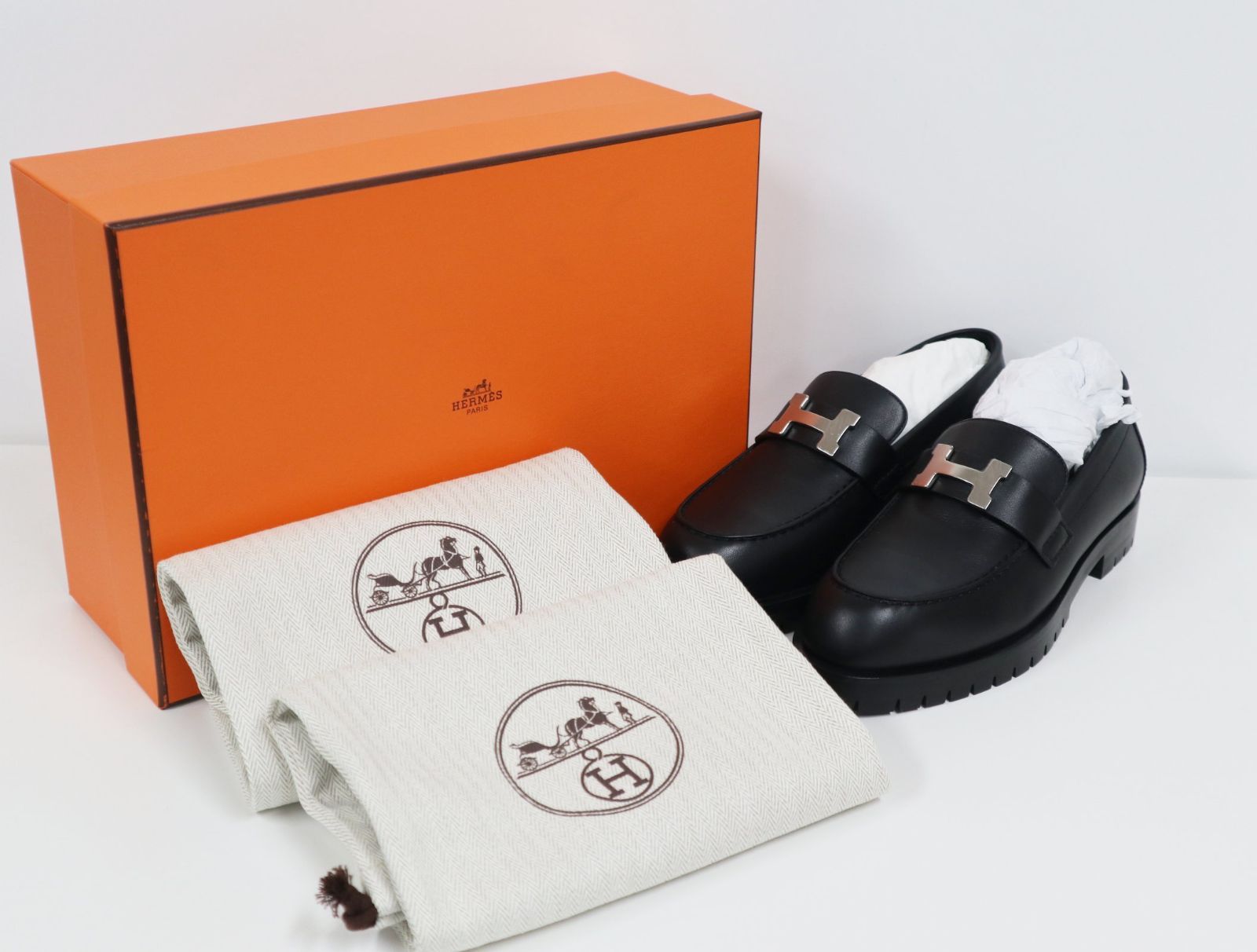 エルメス HERMES ローファー モカシン フォーブル サイズ 35 22.5cm