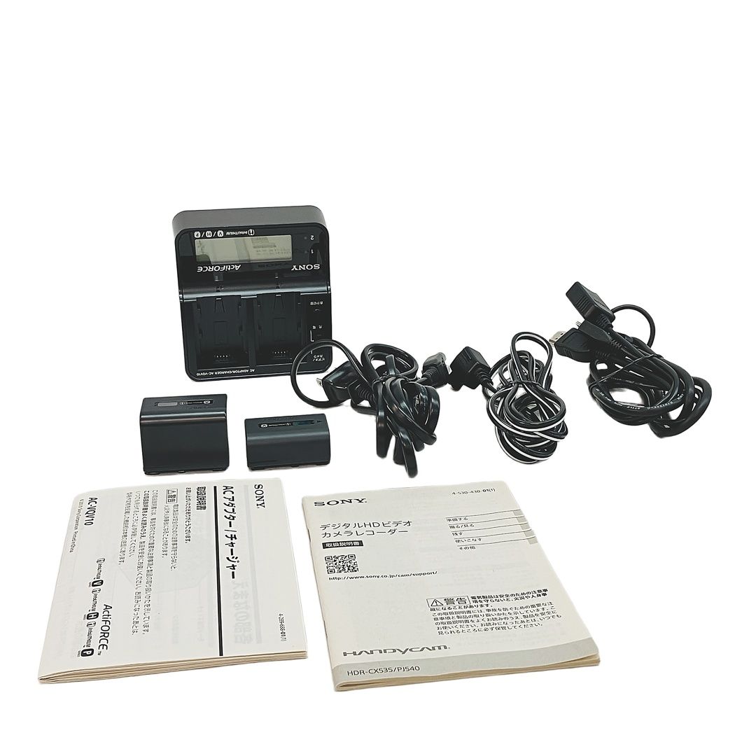 SONY HDR-CX535 Handycam ソニー ハンディカム HD デジタルビデオ カメラ 撮影 C10312277