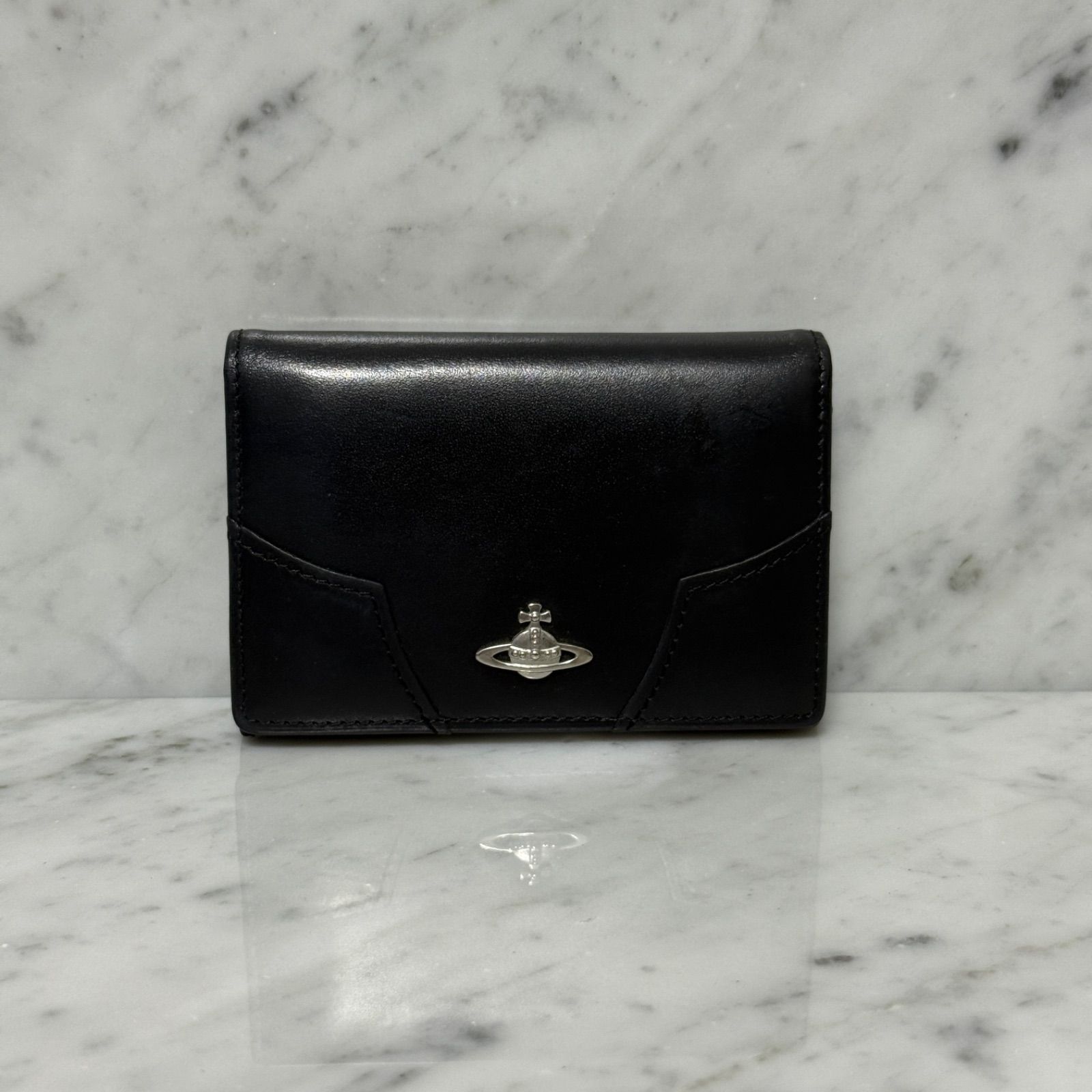 美品 Vivienne Westwood ヴィヴィアンウエストウッド ブラック 黒 本革