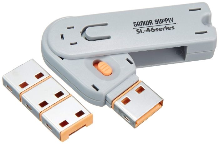 お得，正規品 【新品・5営業日で発送】SANWASUPPLY サンワサプライ USBコネクタ取付けセキュリティ　SL-46-D その他