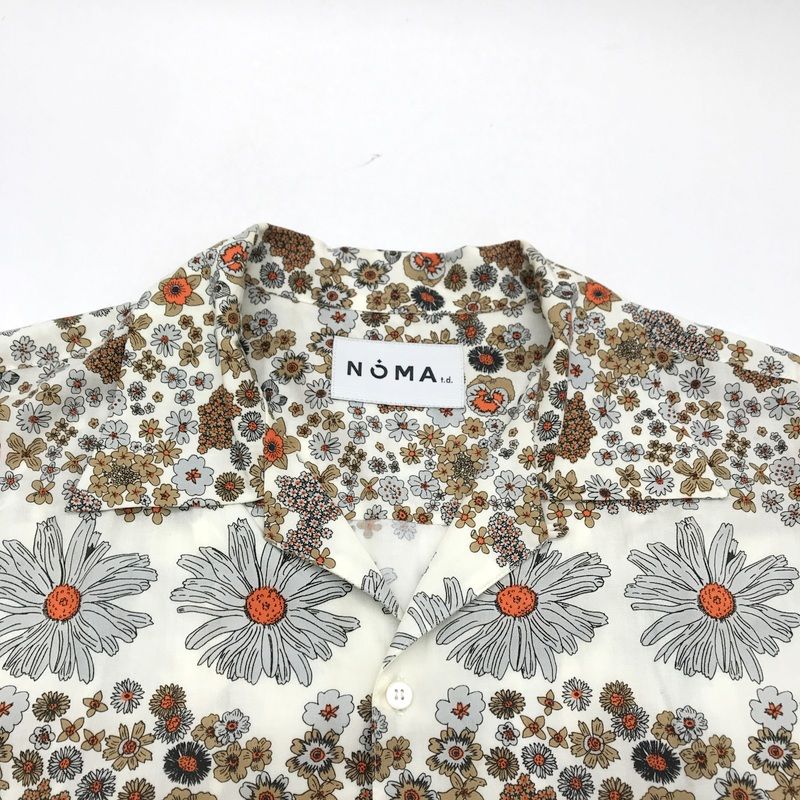 NOMA t.d. 半袖シャツ オープンカラーシャツ 花柄 総柄 Summer Shirts