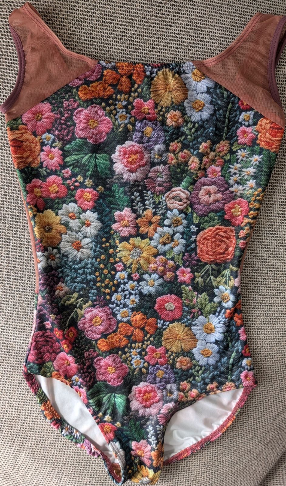 Green Embroidery 大人バレエレオタード　サイズS