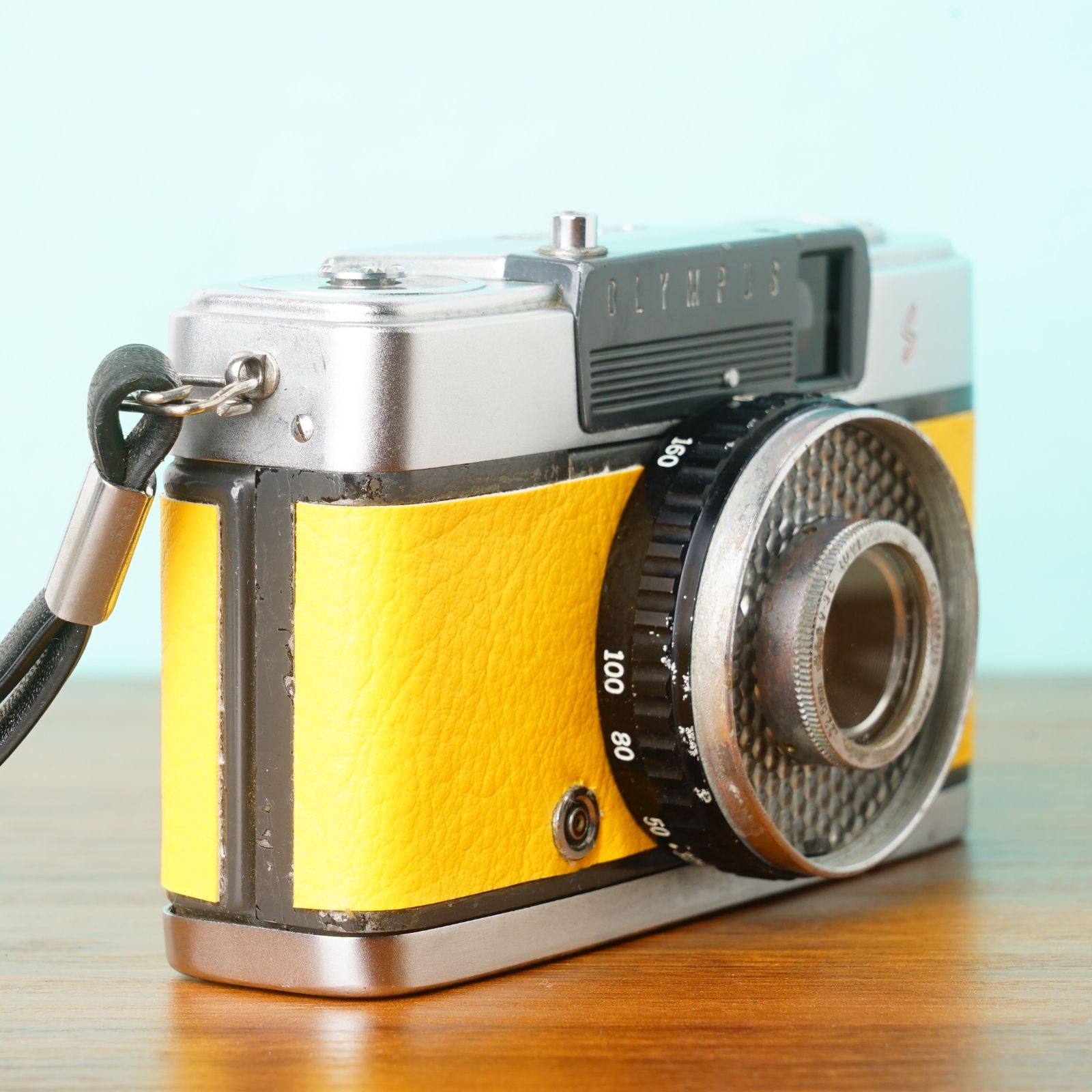 完動品◎オリンパス PEN-EES イエロー ショップ ハーフサイズ フィルム