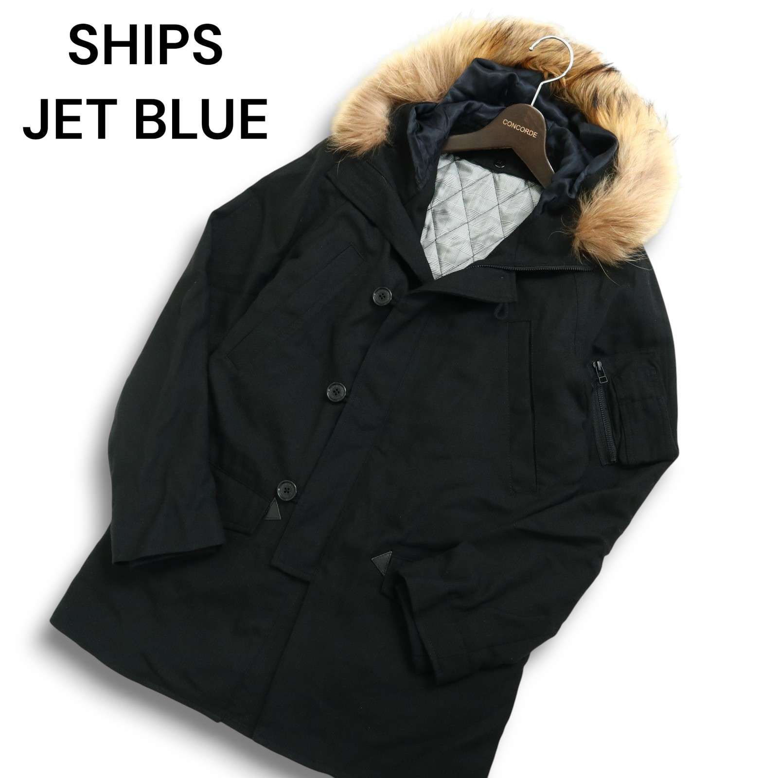 SHIPS JET シップス モッズコート jet モッズコート⁄M ⁄ BLUE(シップス 