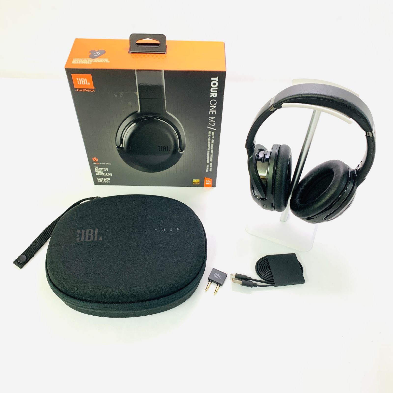 JBL TOUR ONE M2 ハイブリッドノイズキャンセリング Bluetooth対応 マルチポイント オーバーイヤーヘッドホン ツワーワンエムツー ブラック JBLTOURONEM2BLK