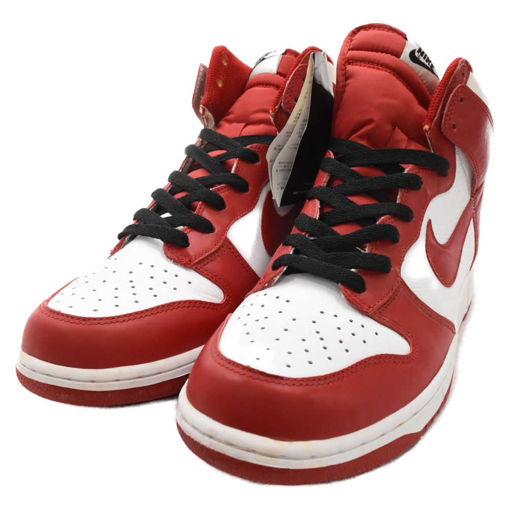 NIKE (ナイキ) 2009年製 DUNK HIGH White Varsity Red ダンク 