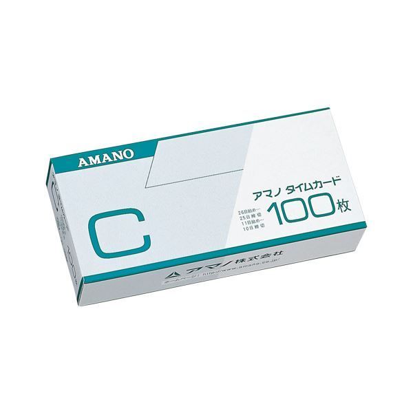 まとめ） アマノ タイムカード （標準）Cカード 1箱入 【×3セット】 タイシショップ メルカリ