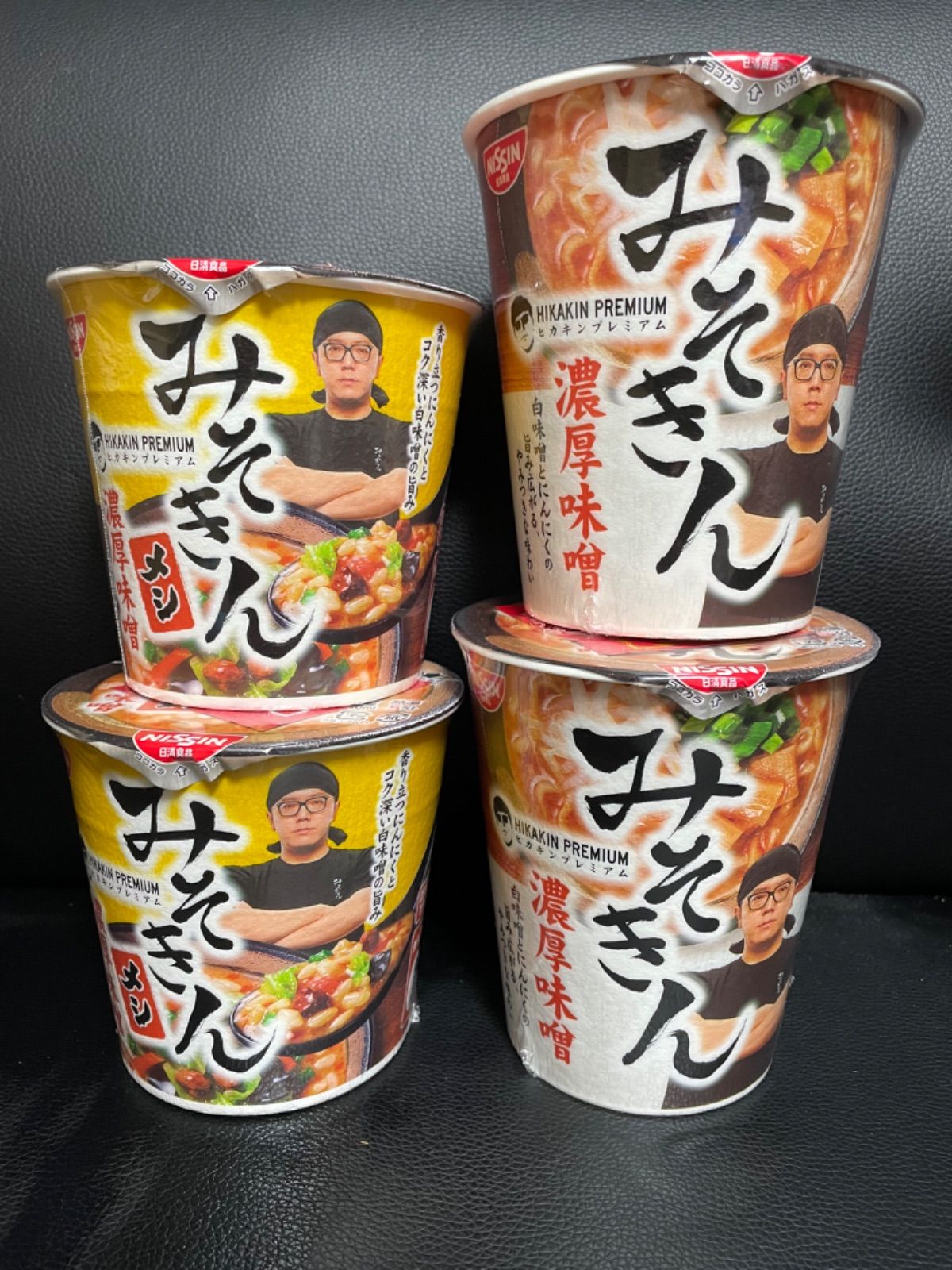 逆輸入 みそきん ラーメン3個、みそきん飯2個 計6個 濃厚味噌ラーメン