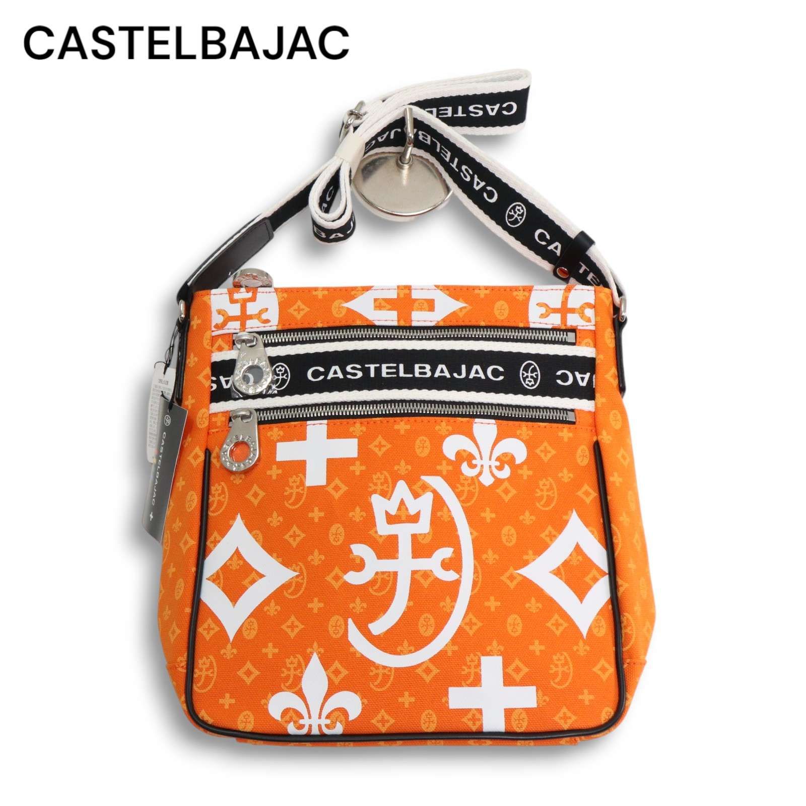 ■未使用品■CASTELBAJAC ショルダーバッグ 新品 未使用】 CASTELBAJAC カステルバジャック ロゴ モノグラム