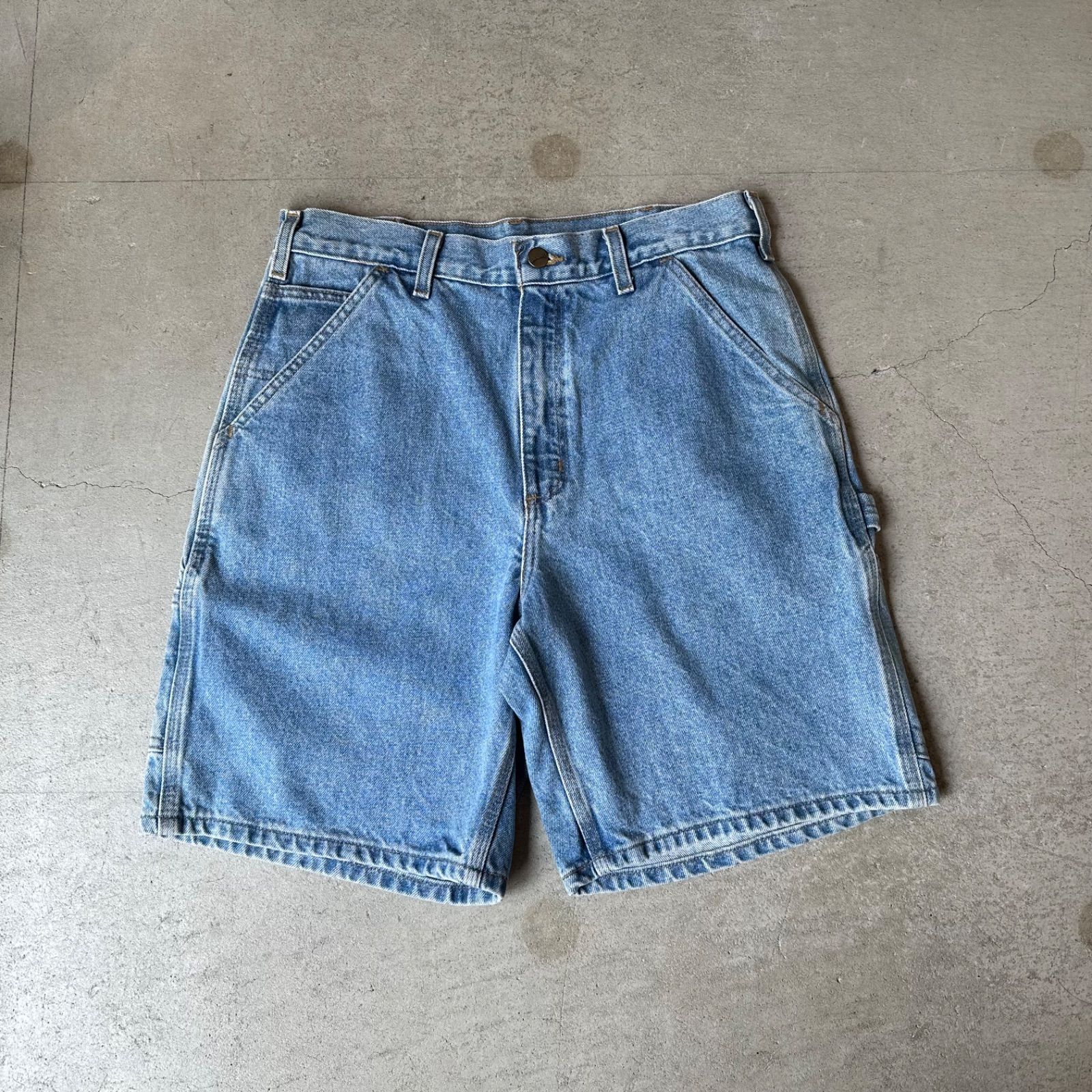Carhartt denim painter short 32inch - メルカリ