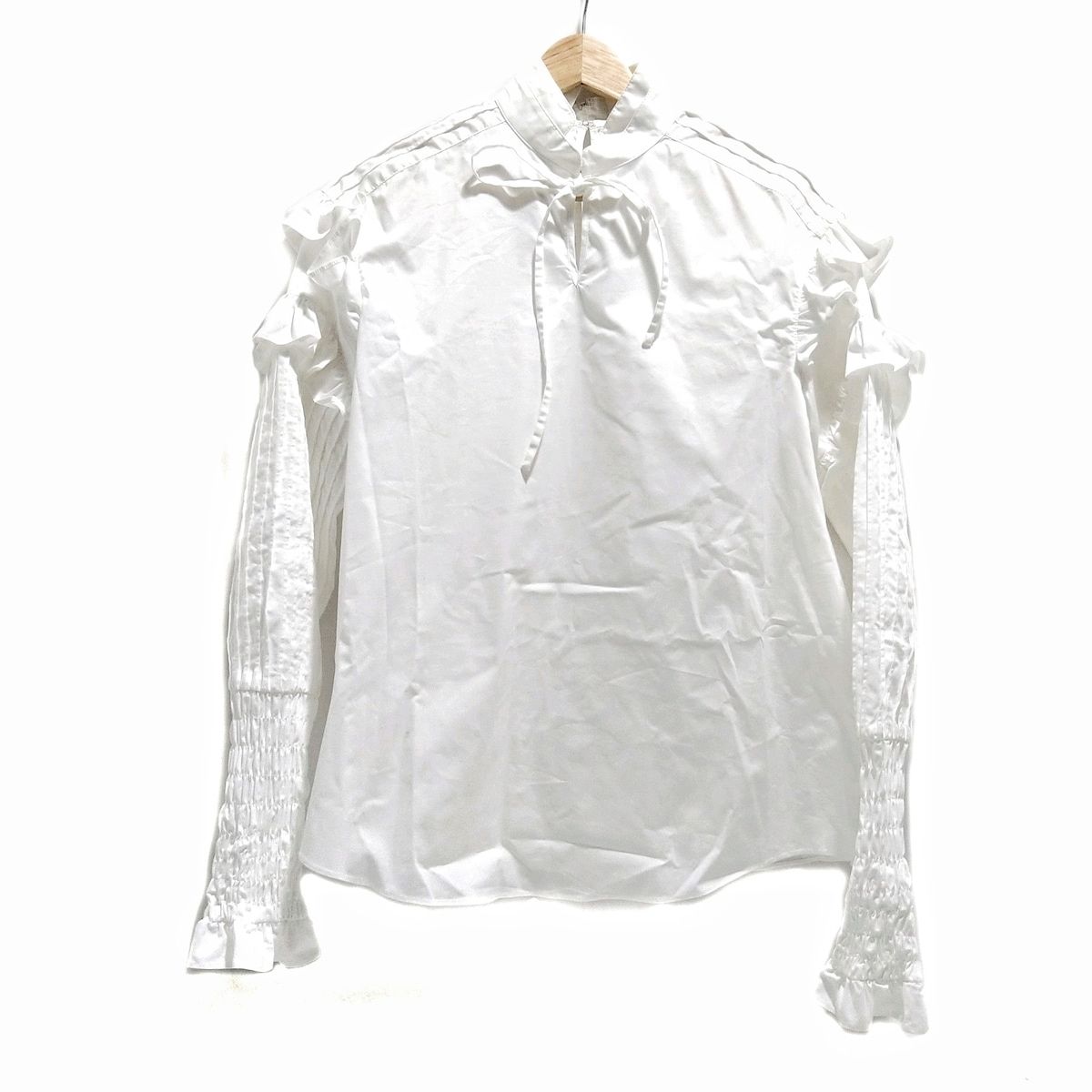 Tanaka Daisuke 23SS white LOVE blouse tanakadaisuke（タナカ