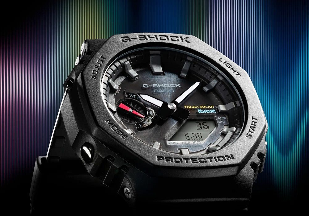 カシオ Gショック GA-B2100BNR-1A タフソーラー モバイルリンク GA-B2100BNR-1AJF | CASIO