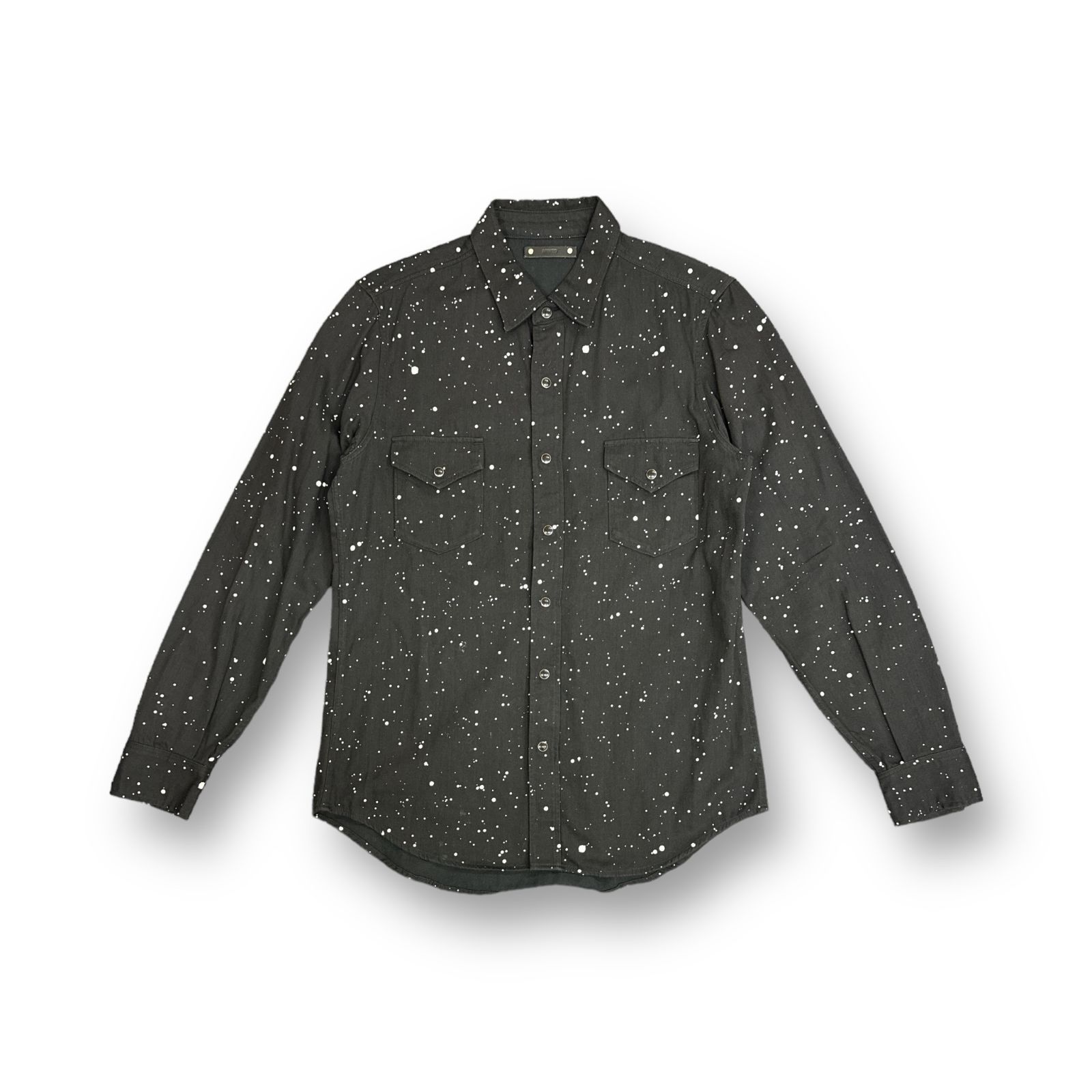 MINEDENIM Paint Denim Western Shirt ペイントデニムウエスタンシャツ 