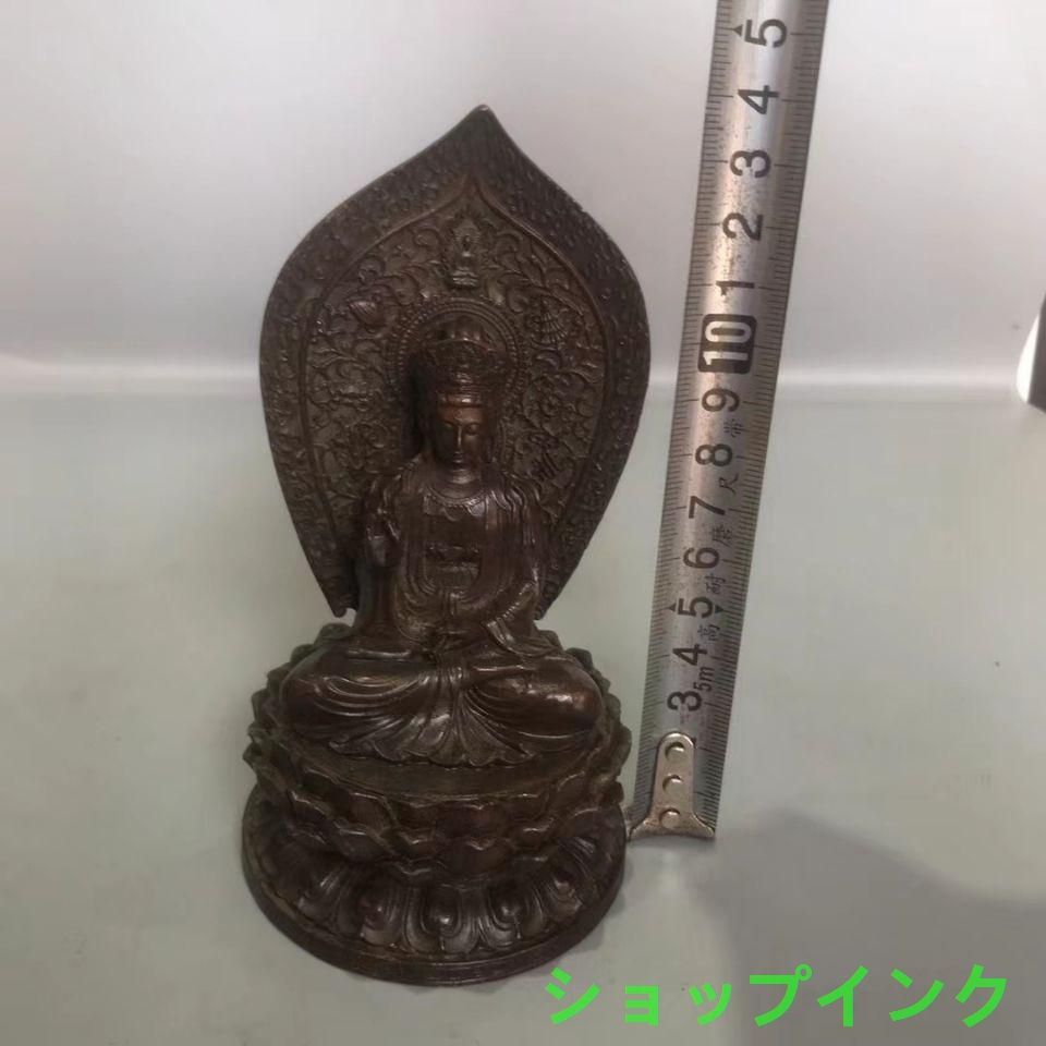 仏教美術 菩薩 観音 銅製 仏像 彫刻 置物 開運 風水 - メルカリ