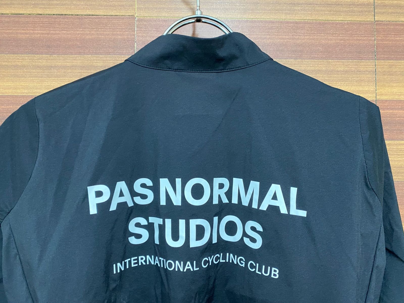 IH346 パスノーマルスタジオ PAS NORMAL STUDIOS 長袖 サイクルジャケット 黒 XS ※スレ