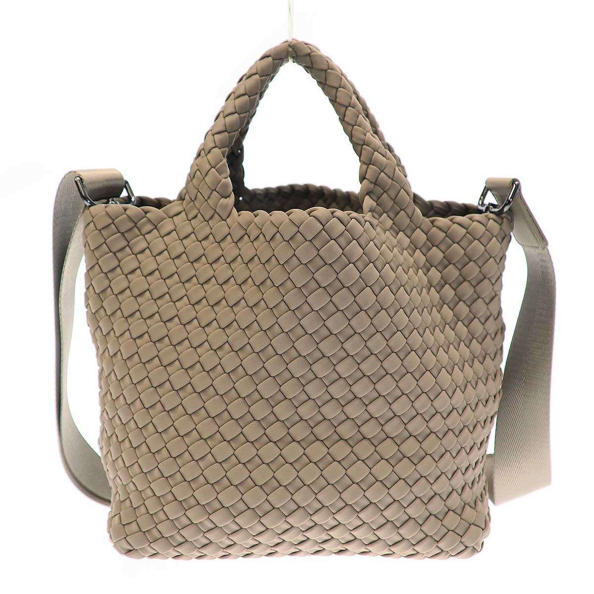 未使用　ナゲディ　ベージュ　smalltote NAGHEDI ナゲディ St.Barths small Tote ショルダートートバッグ