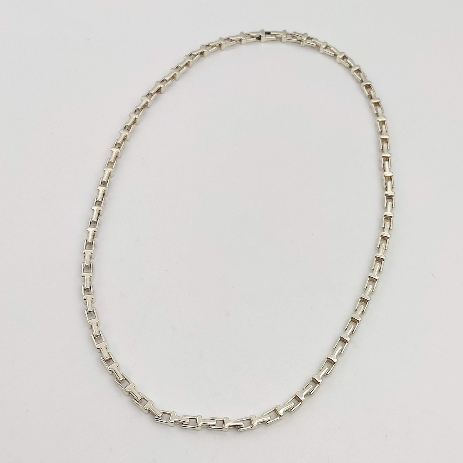 超美品】Tiffany ティファニー Tナローチェーンネックレス 925 超美品】Tiffany ティファニー Tナローチェーンネックレス 925