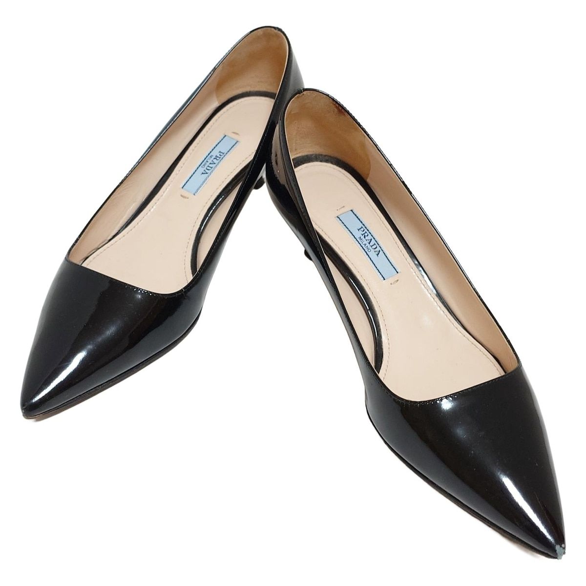 PRADA　プラダ パンプス PRADA(プラダ) パンプス 36 1/2 レディース - 黒 アウトソール張
