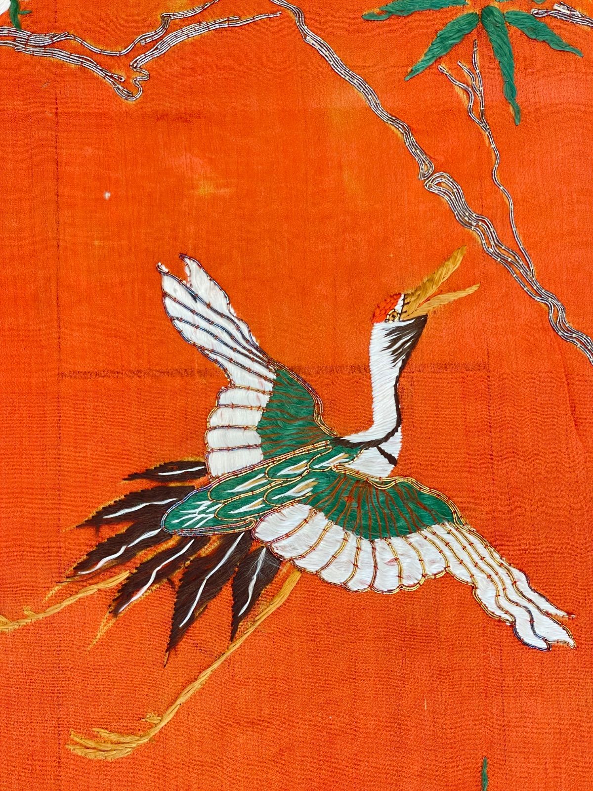 購入 【縮緬】【古布】【はぎれ】（長さ：約150㎝／幅：約30㎝） 縮緬